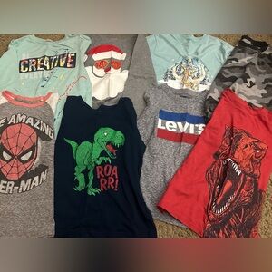 Carter's Blue and Green Dinosaur Tee